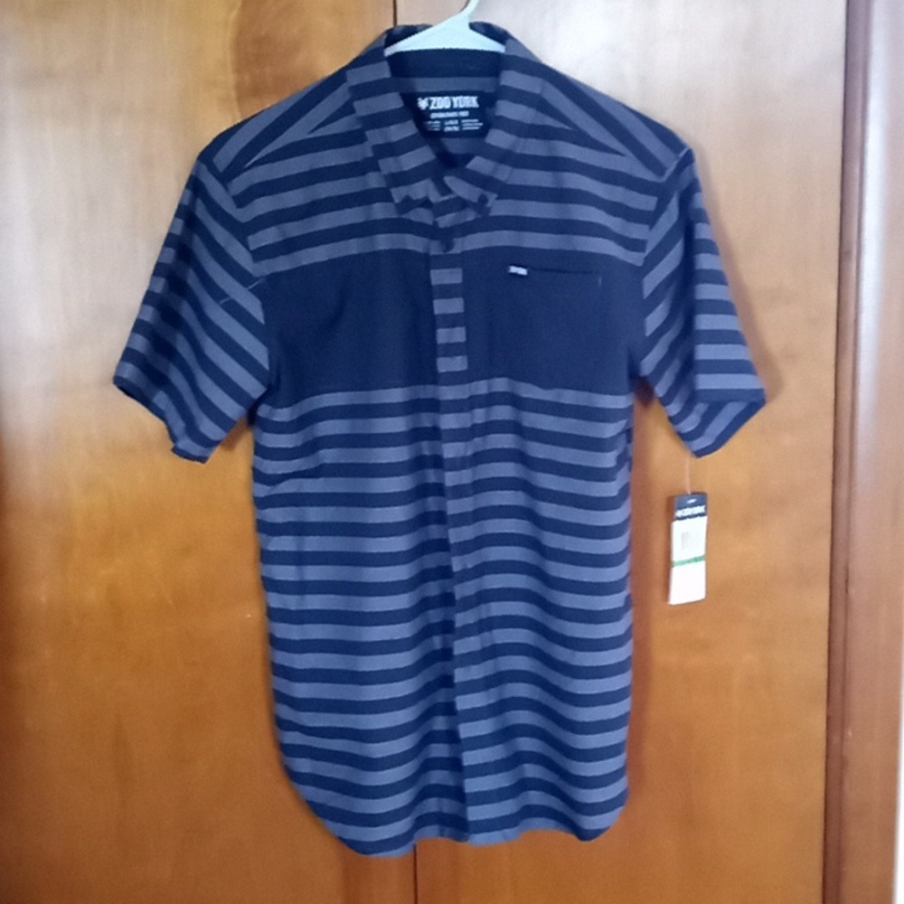 NWT Zoo York Cotton Boys Shirt Size 14/16